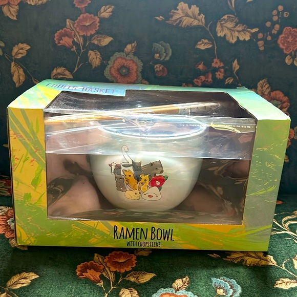 Fruits basket anime Ramen bowl with chopsticks - Picture 1 of 4